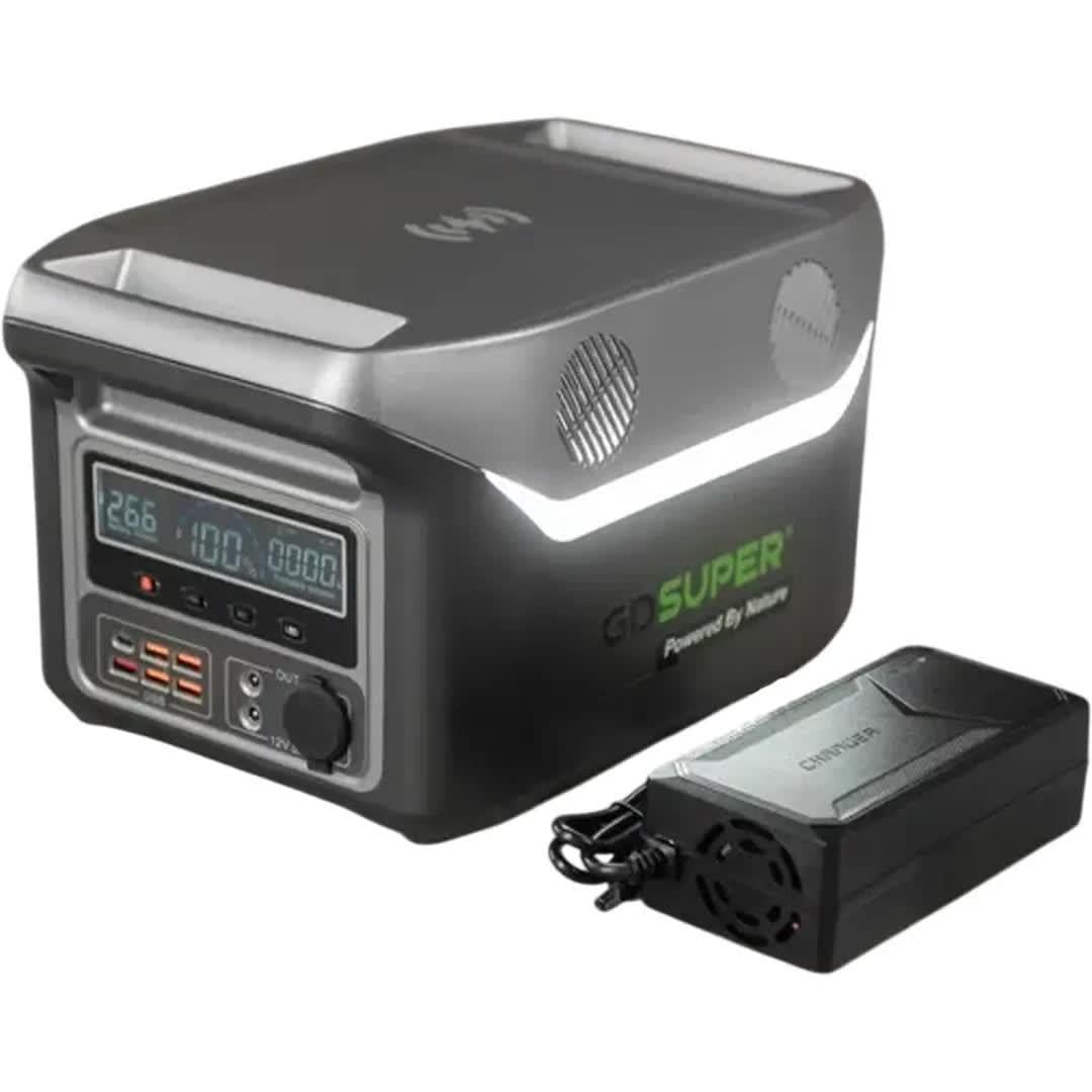 Портативная электростанция GD-HL-1500W с зарядным устройством